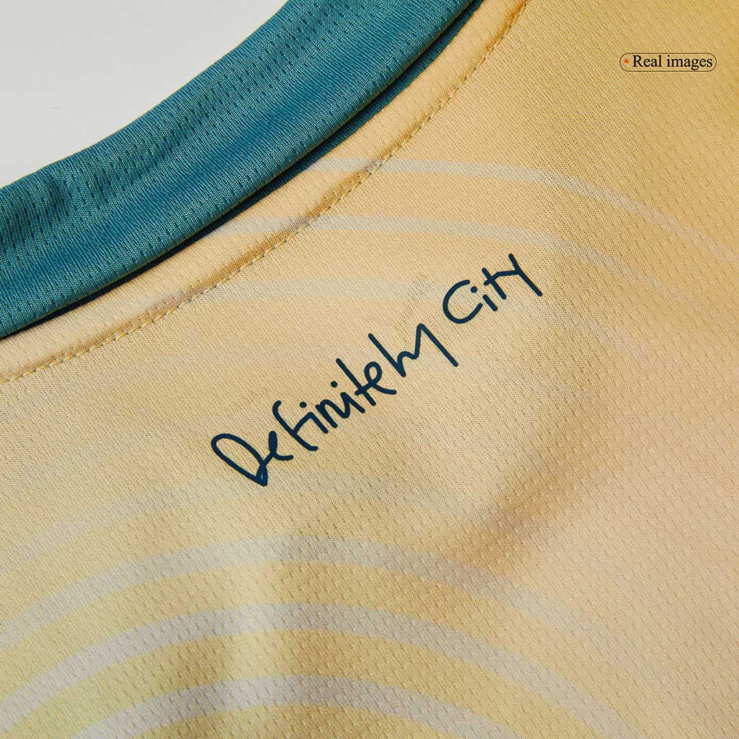 Manchester City Tröja 2024/25 Fourth Away Blå Barn - Definitely City