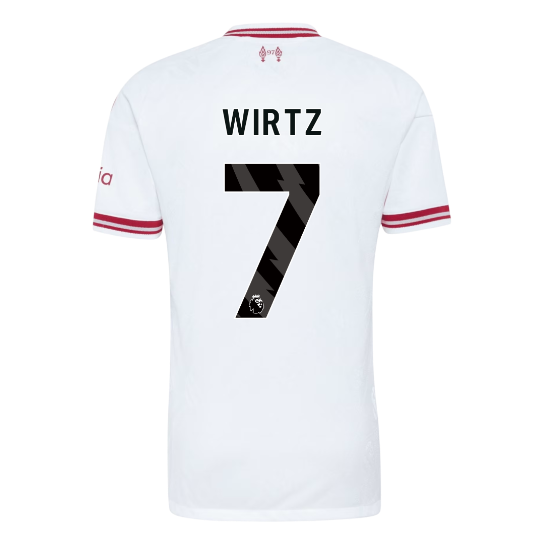 Liverpool Tröja WIRTZ #7 2026/27 Borta Autentisk Vit