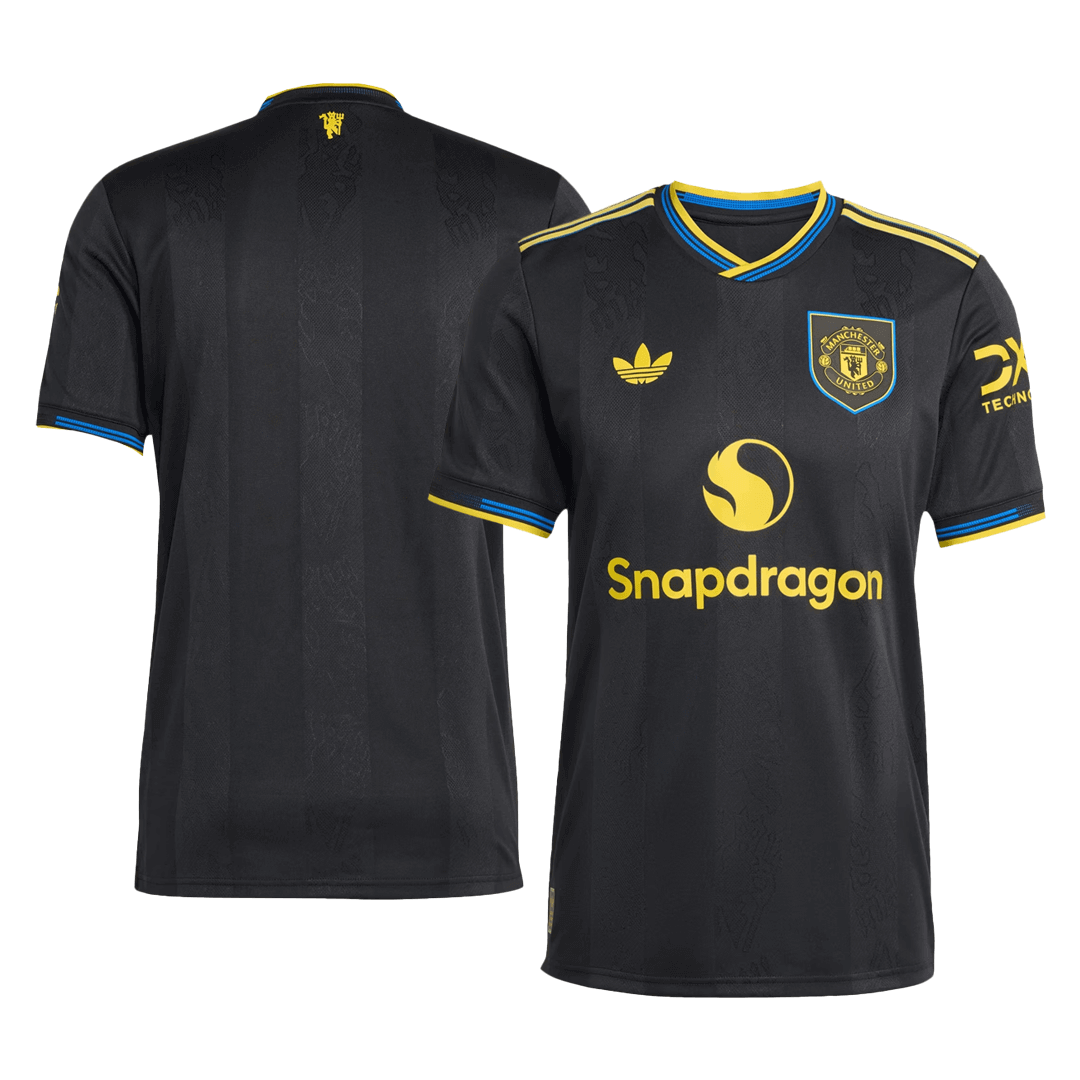 Manchester United Tröja 2025/26 Tredje Svart-2