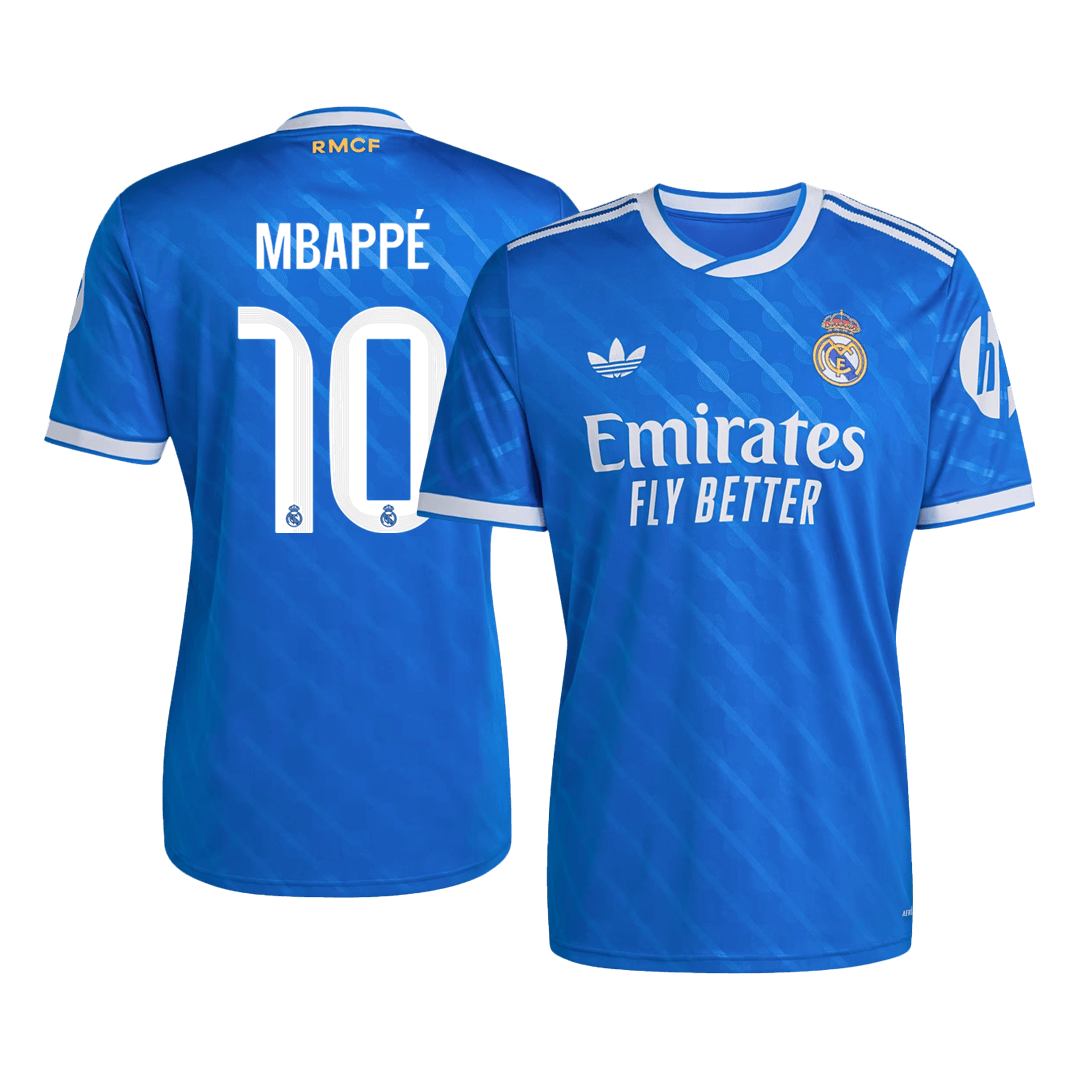 Real Madrid Tröja MBAPPÉ #10 2025/26 Tredje Blå