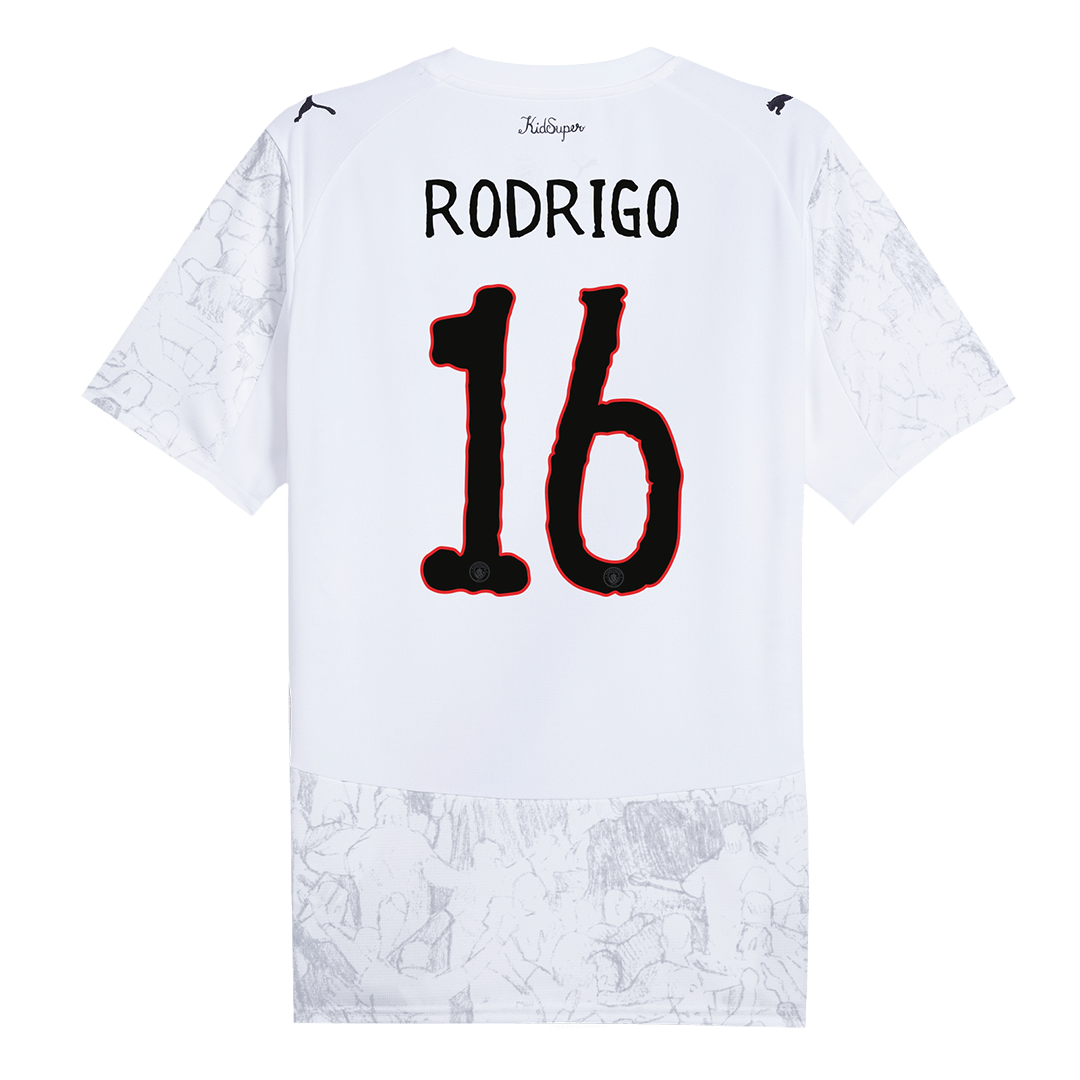 Manchester City Tröja RODRIGO #16 2025/26 Vit-2