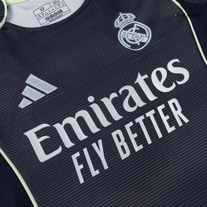 Real Madrid Tröja 2025/26 Bortaställ Mörkblå Barn-8