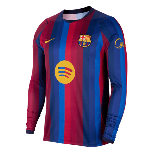 Barcelona Tröja 2026/27 Hemma Långärmad Röd & Blå