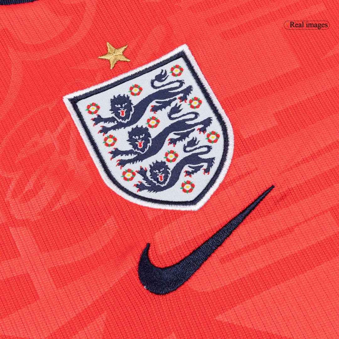 England Tröja 2026 Borta Röd Barn