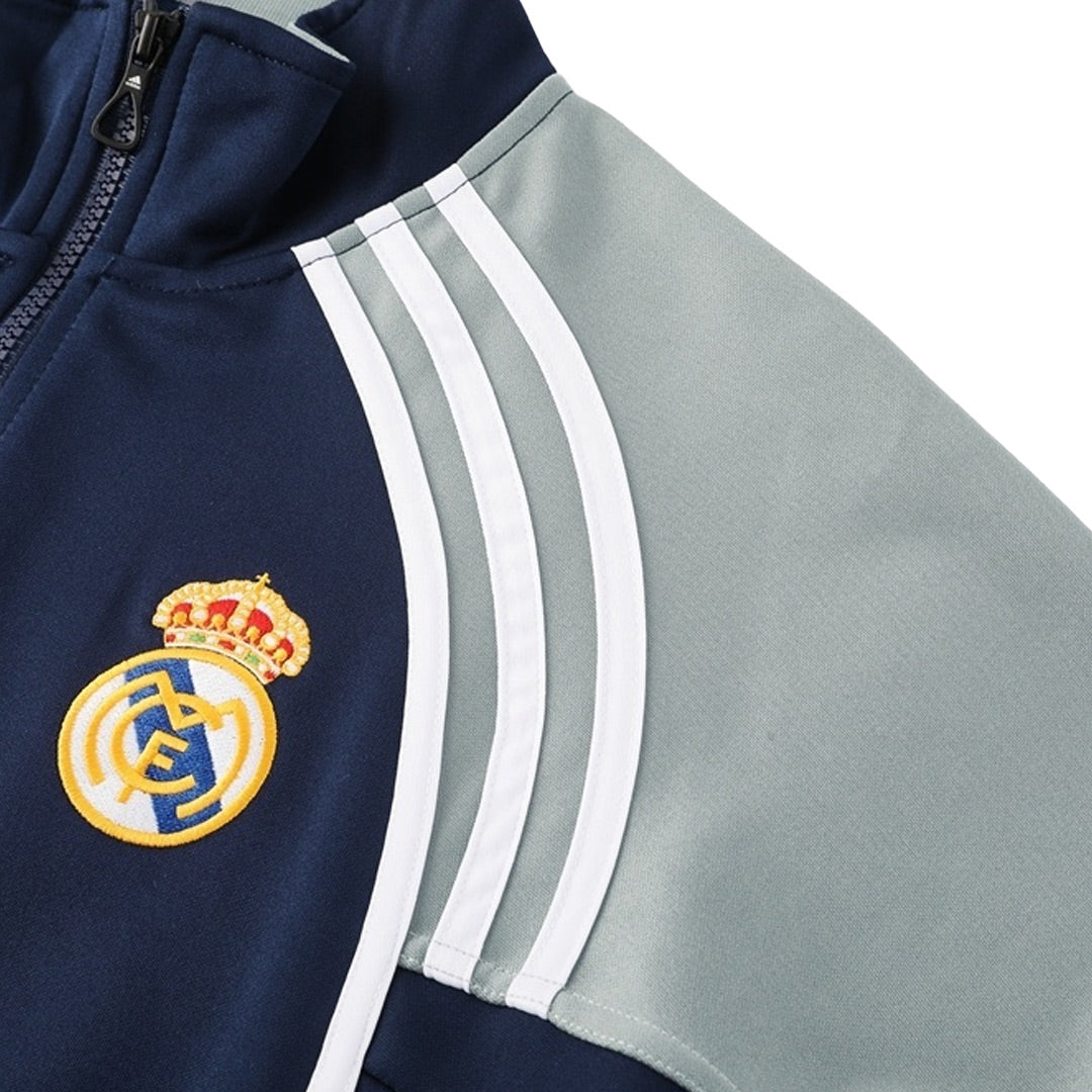 Real Madrid Träningsset (Jacka+Byxor) 2025/26 Mörkblå-6
