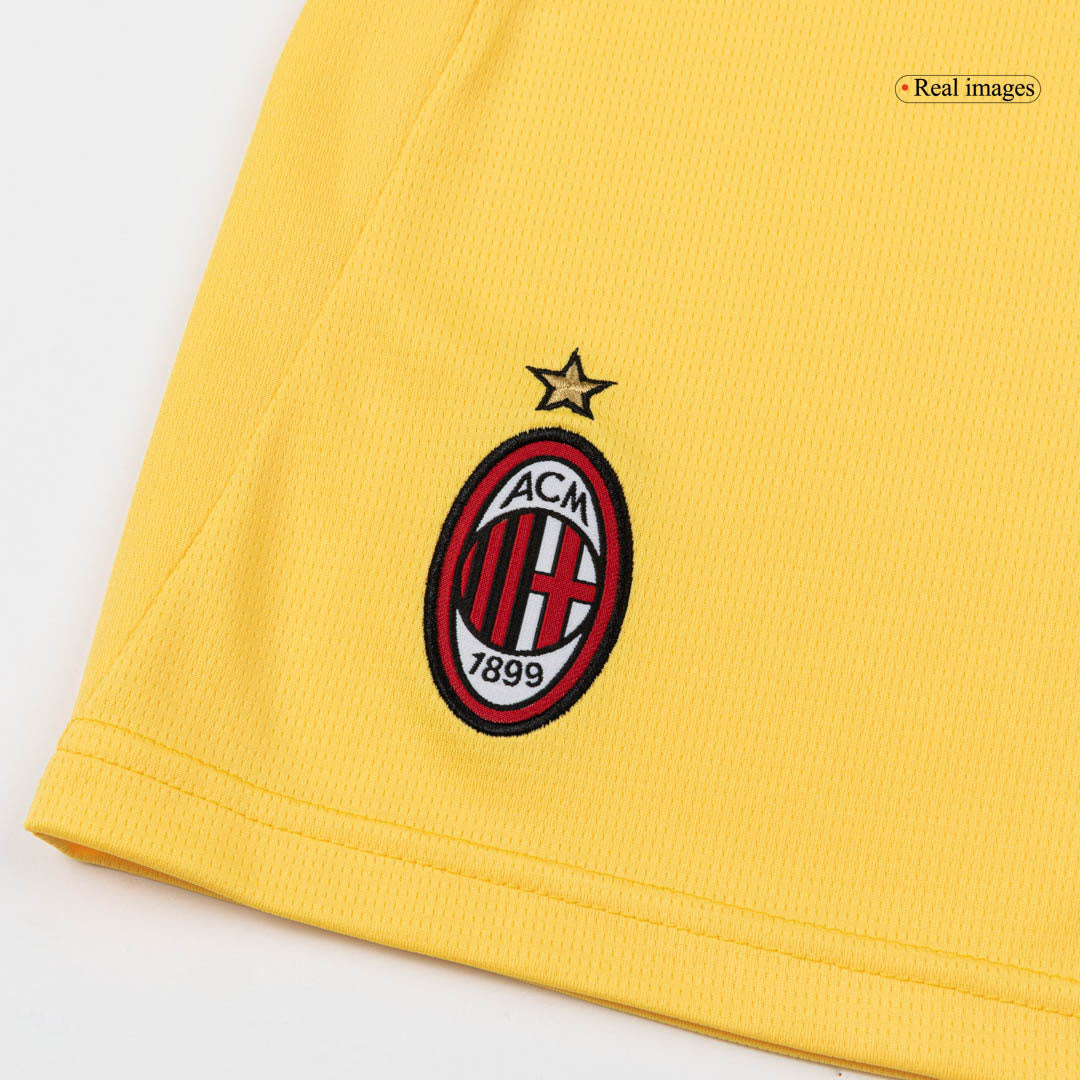 AC Milan Shorts 2025/26 Tredje Gul
