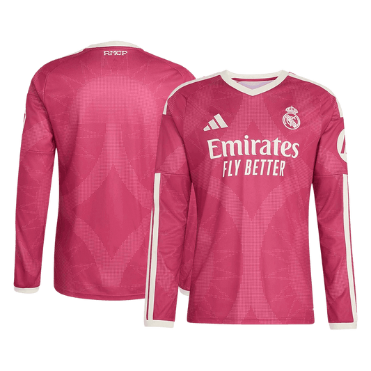 Real Madrid Tröja 2026/27 Tredje Långärmad Rosa-1