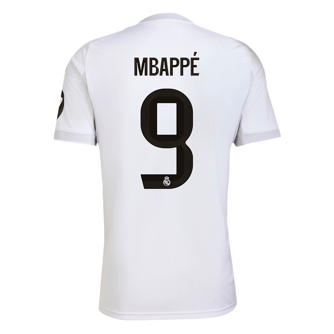 MBAPPÉ #9 Real Madrid Tröja 2025/26 Hemma Premium Vit-9