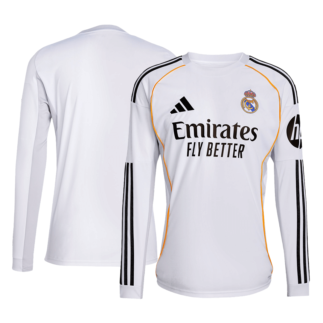 Real Madrid Tröja 2025/26 Hemma Långärmad Vit-10