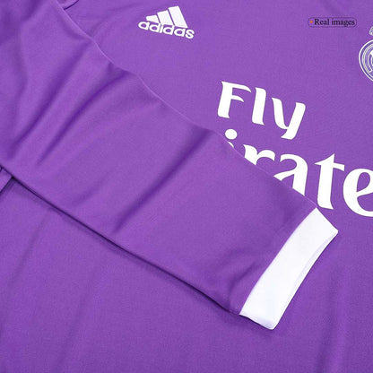 MODRIĆ #19 Real Madrid Bortatröja 2016/17 Retro Tröja
 Lila-4