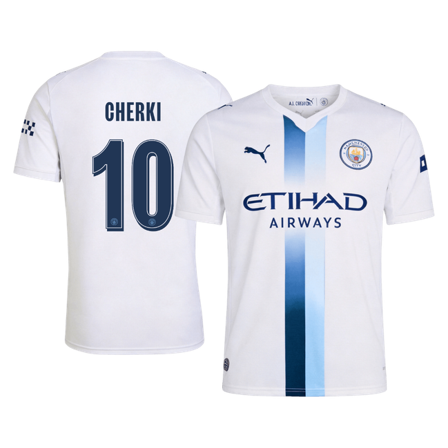 Manchester City Tröja CHERKI #10 2026/27 Third Vit - UCL