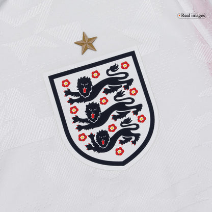England Tröja BELLINGHAM #10 2026 Hemma Autentisk Vit-6