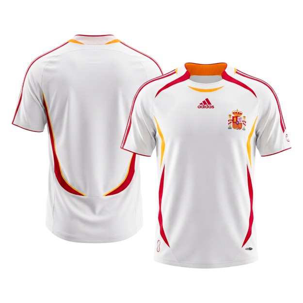 Spanien Bortatröja 2006 Retro Tröja
 Vit