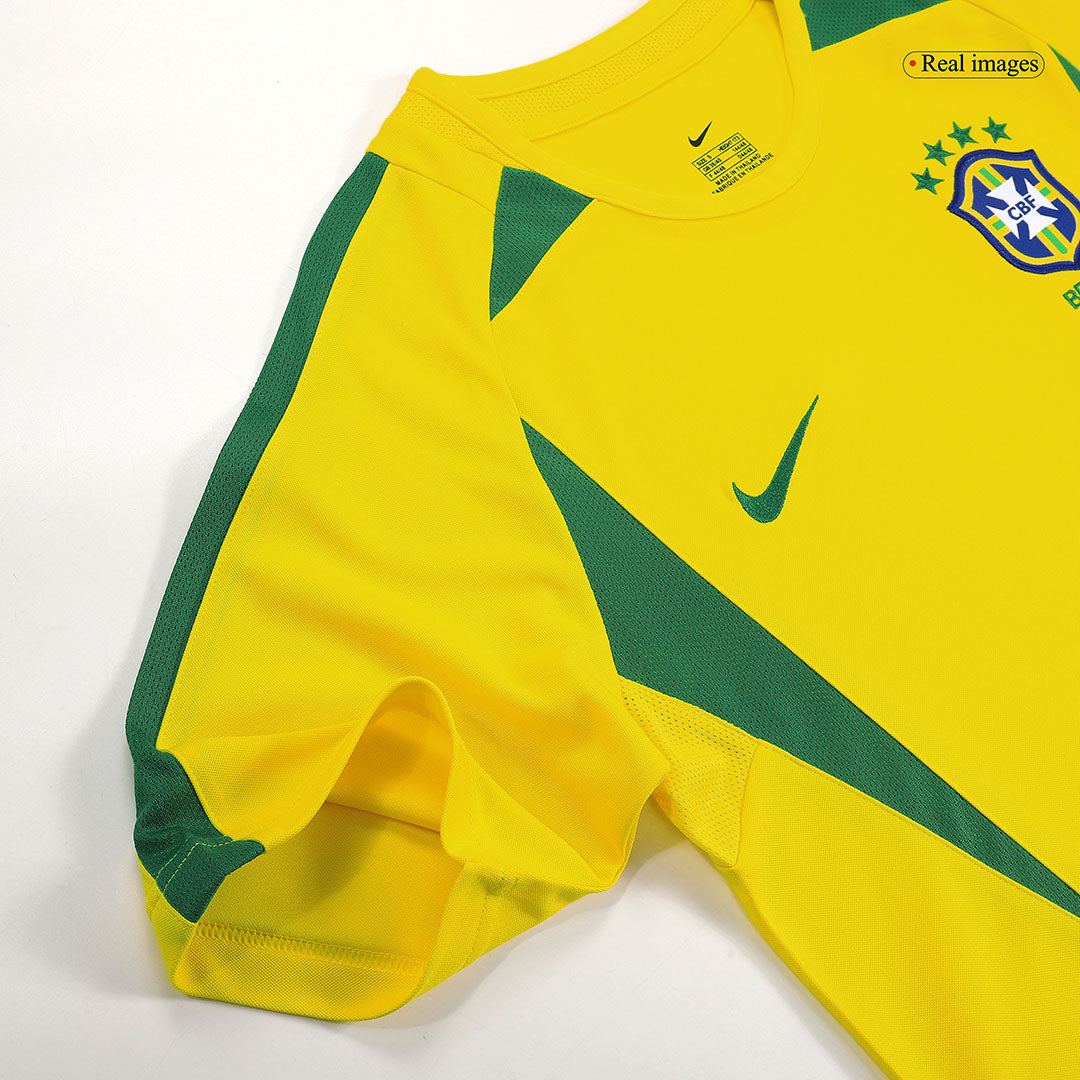 CAFU #2 Brasilien Hemmatröja 2002/03 Retro Tröja
 Gul-6