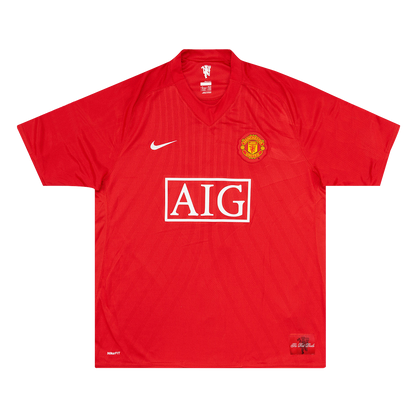 SCHOLES #18 Manchester United Hemmatröja 2007/08 Retro Tröja
 Röd-8