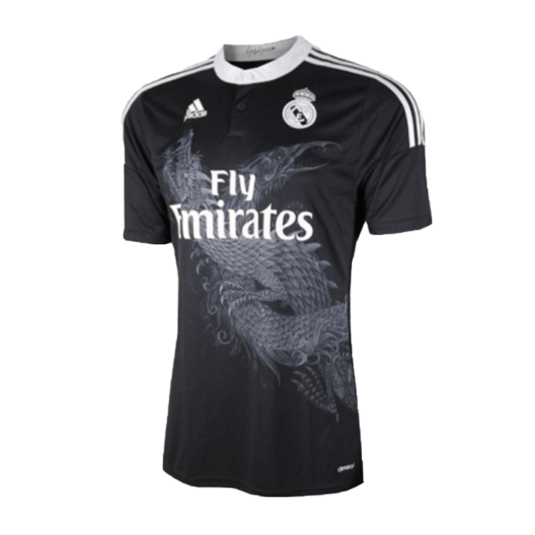 BENZEMA #9 Real Madrid Tredjetröja 2014/15 Retro Tröja
 Svart-11