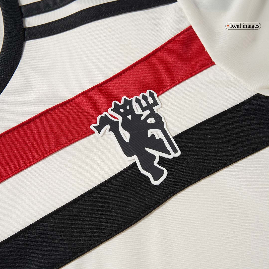 Manchester United Tröja 2024/25 Tredje Vit Barn