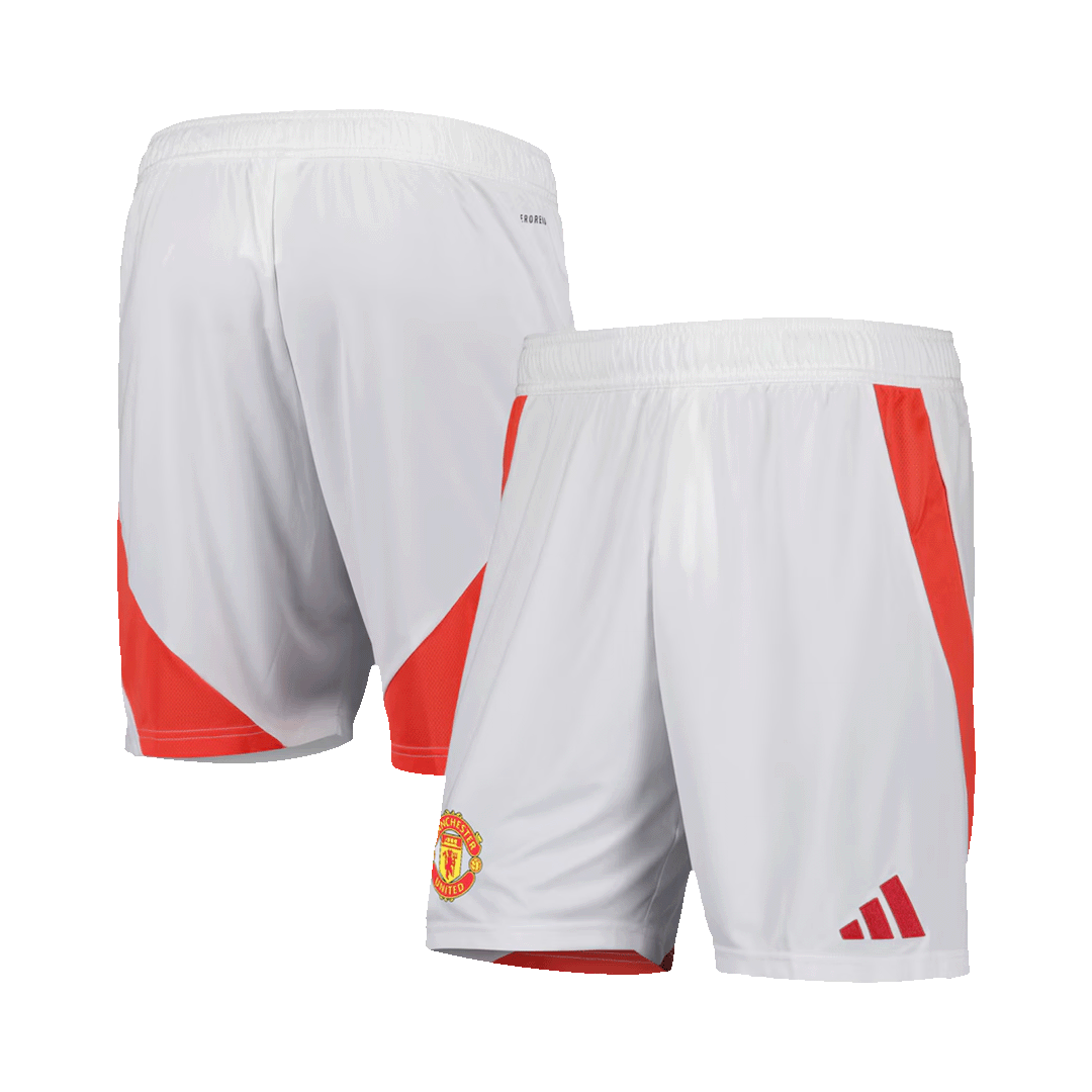 Manchester United Shorts 2024/25 Hemma Vit-9