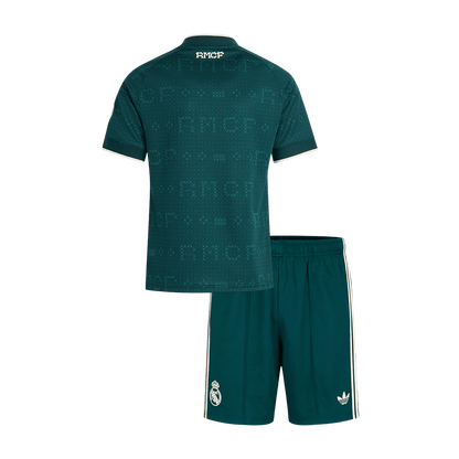 Real Madrid Tröja 2026/27 Borta Grön Barn-2