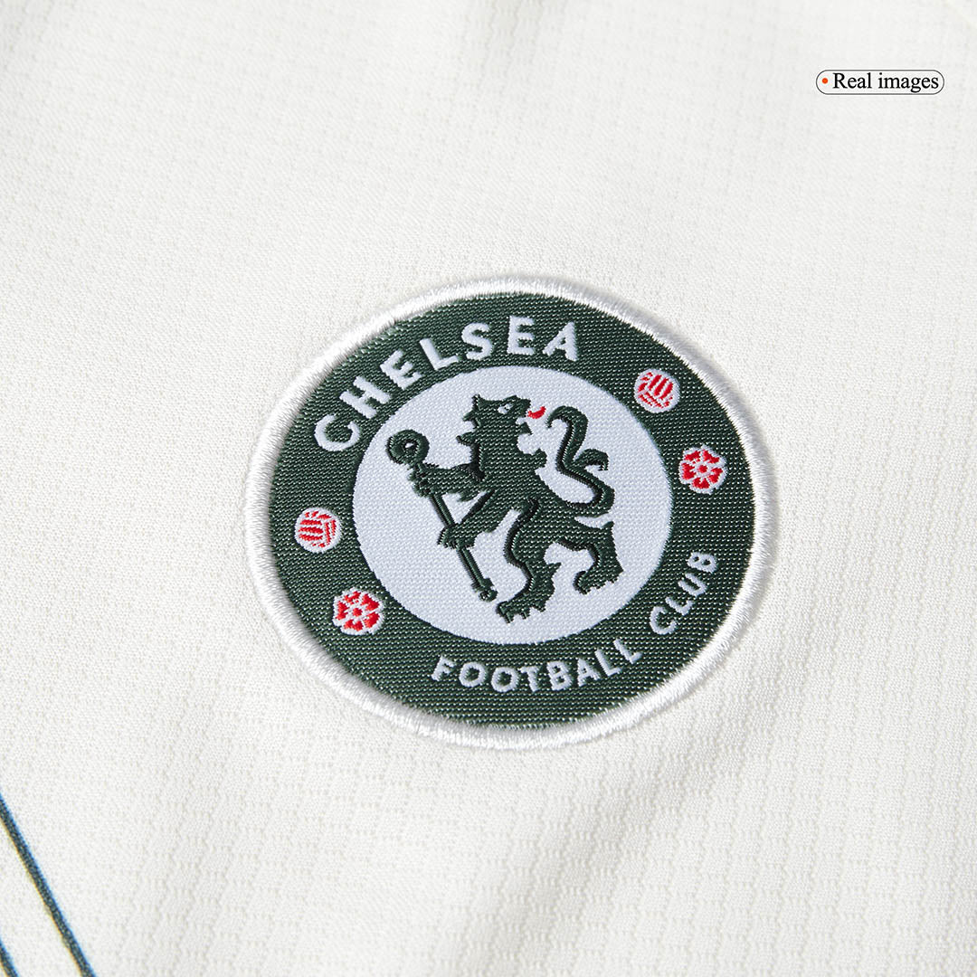 Chelsea Tröja 2025/26 Borta Vit Barn