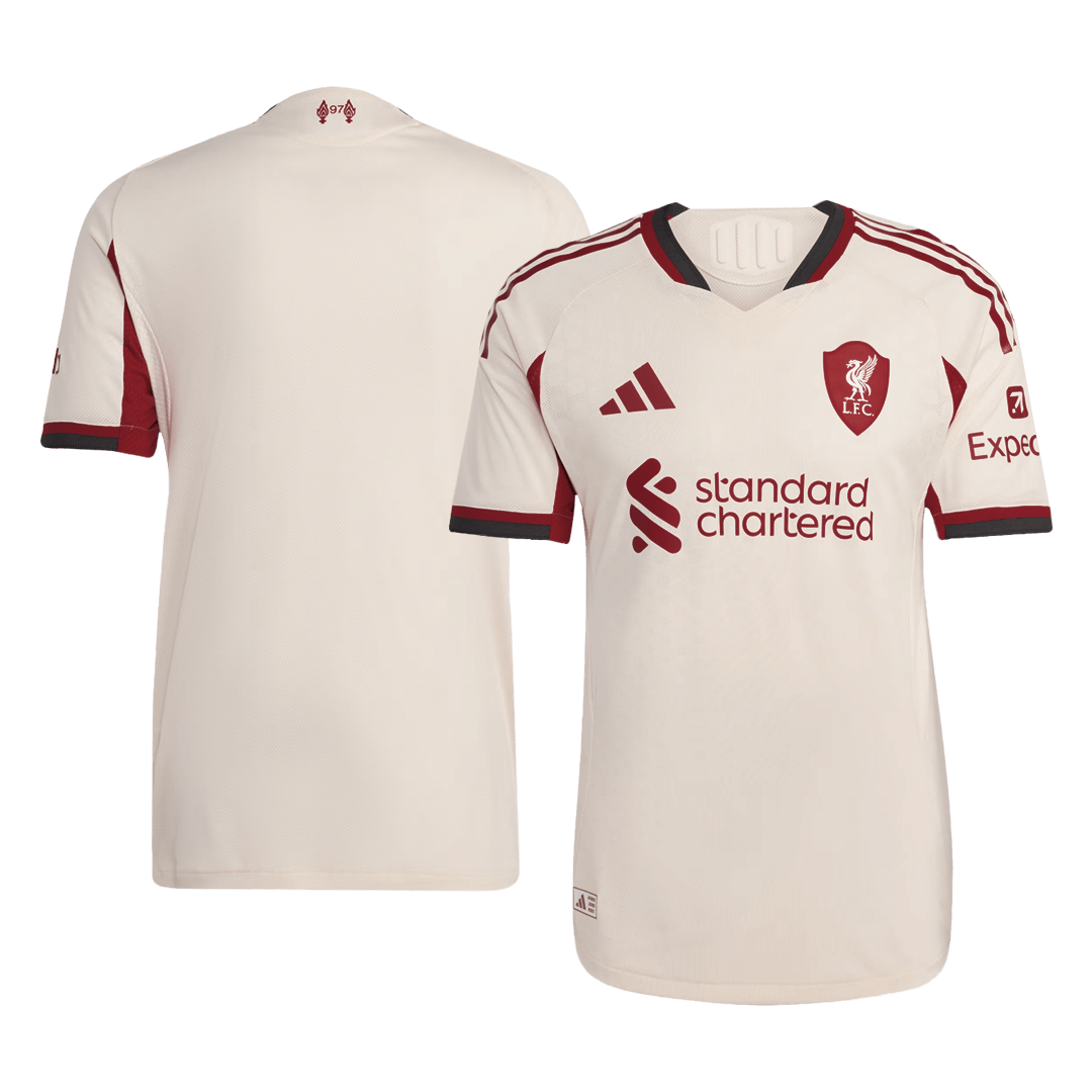 Liverpool Tröja 2025/26 Borta Vit-10