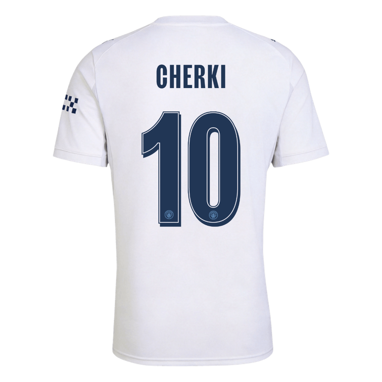 Manchester City Tröja CHERKI #10 2026/27 Third Vit - UCL