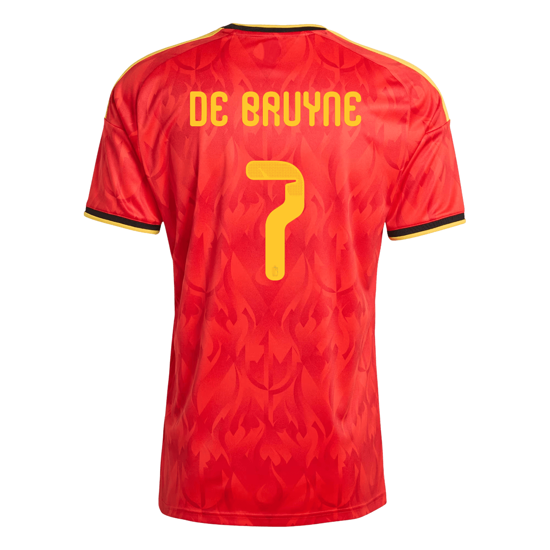 Belgien Tröja DE BRUYNE #7 2026 Hemma Röd
