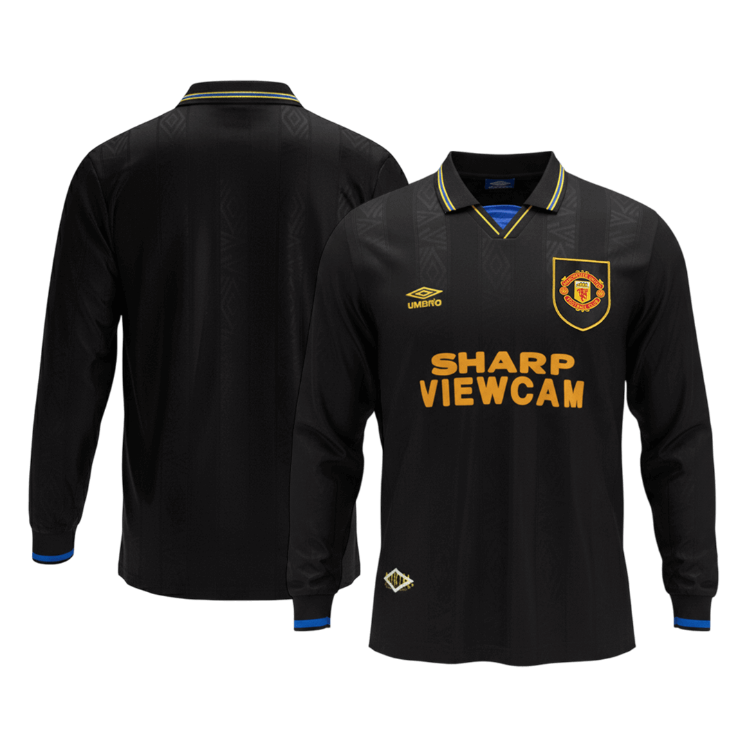 Manchester United Bortatröja 1993/94 Retro Tröja
 Svart-9