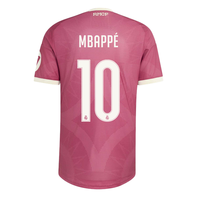 Real Madrid Tröja MBAPPÉ #10 2026/27 Tredje Autentisk Rosa