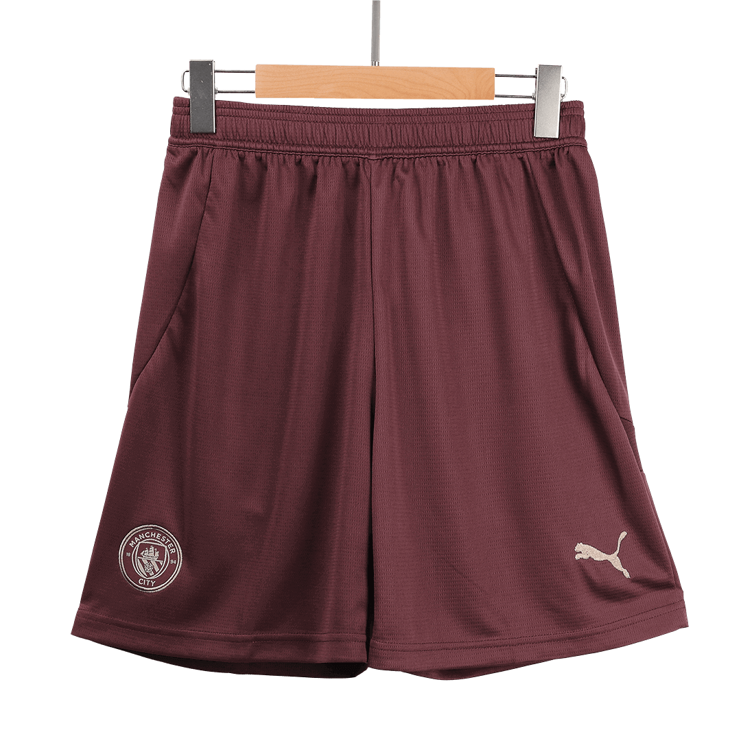 Manchester City Shorts 2024/25 Tredje Röd-8