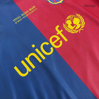 MESSI #10 Barcelona Hemmatröja 2008/09 Retro Tröja
 - UCL Final-3