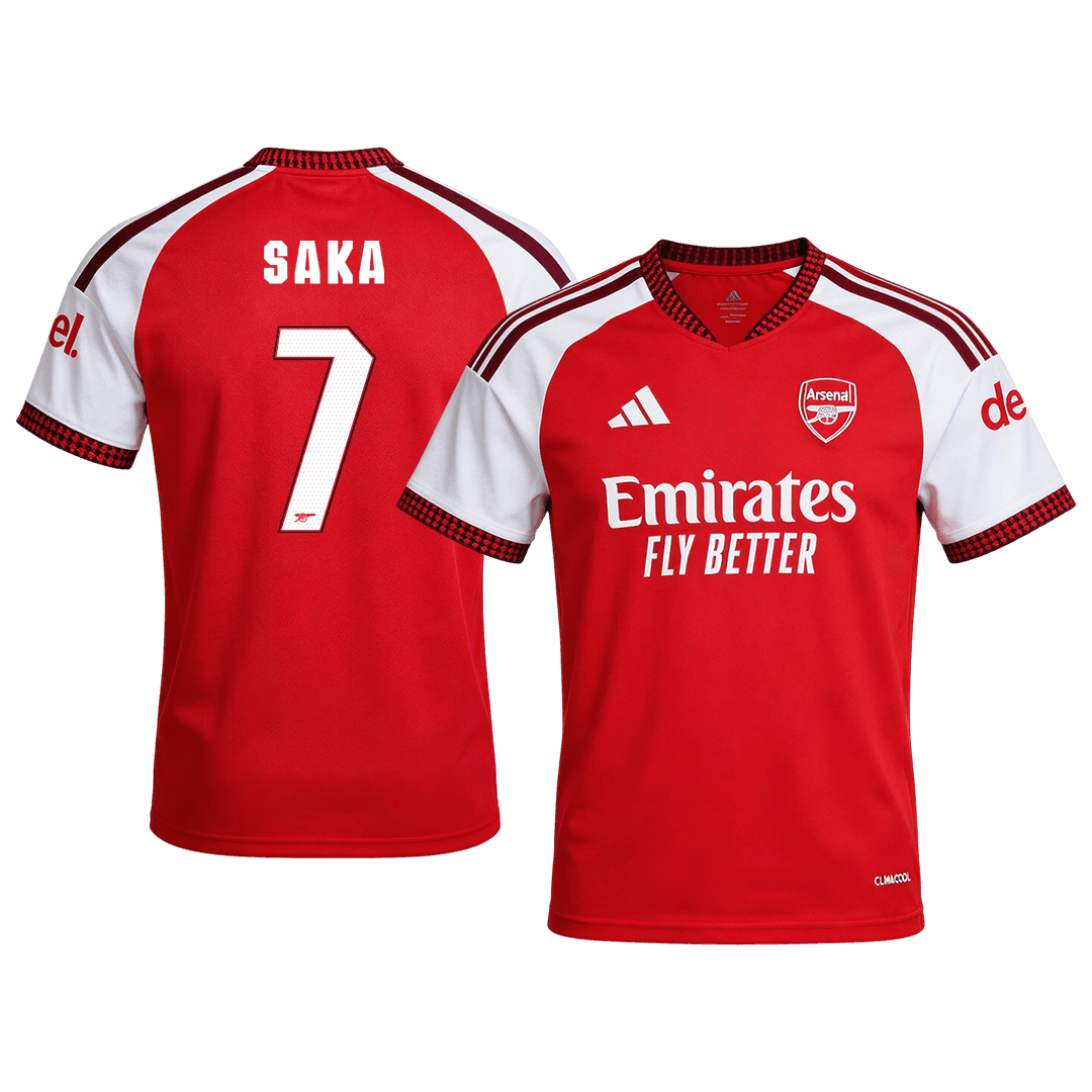Arsenal Tröja SAKA #7 2026/27 Hemma Röd - UCL