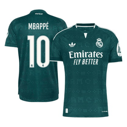 Real Madrid Tröja MBAPPÉ #10 2026/27 Borta Autentisk Grön