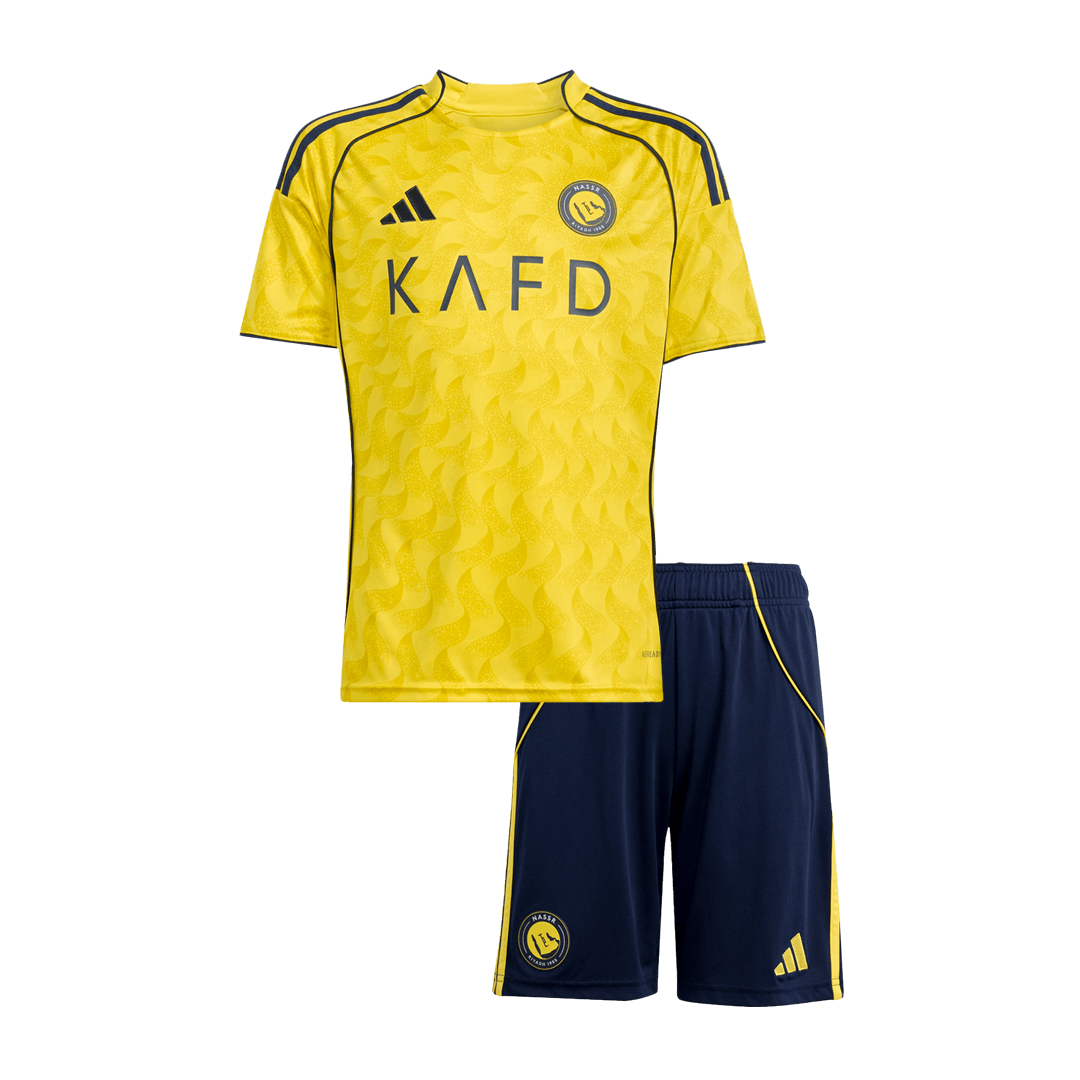Al Nassr Tröja 2025/26 Hemma Gul Barn