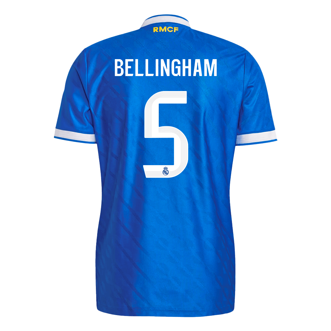 Real Madrid Tröja BELLINGHAM #5 2025/26 Tredje Blå