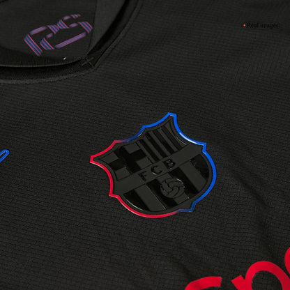 Barcelona Tröja RAPHINHA #11 2024/25 Borta Svart - UCL-7