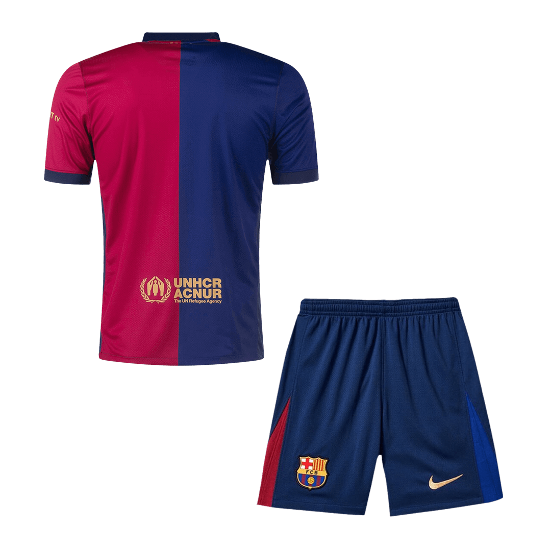 Barcelona Tröja Hemmaställ 2024/25 Röd & Blå-14