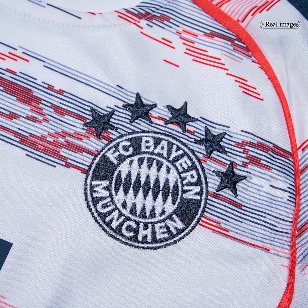 Bayern Munich Tröja 2025/26 Borta Vit Barn