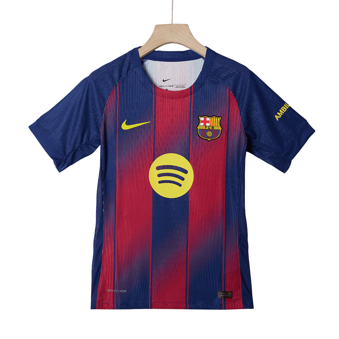 Barcelona Tröja LAMINE YAMAL #10 2025/26 Hemma Röd & Blå - UCL-12