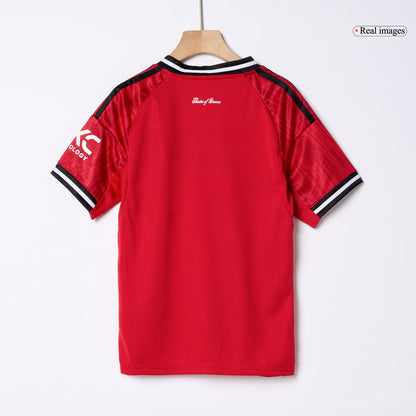 Manchester United Tröja 2025/26 Hemma Röd Barn-13