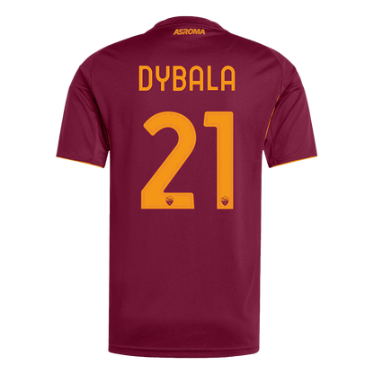 Roma Tröja DYBALA #21 2025/26 Hemma Röd-10