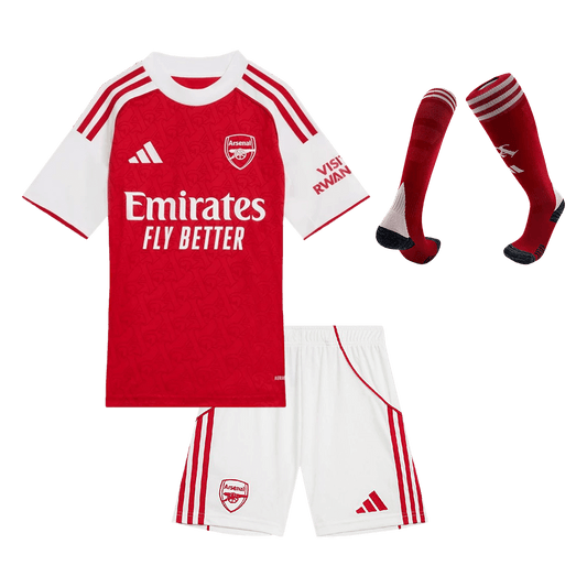 Arsenal Tröja 2025/26 Hemmaställ Röd Barn