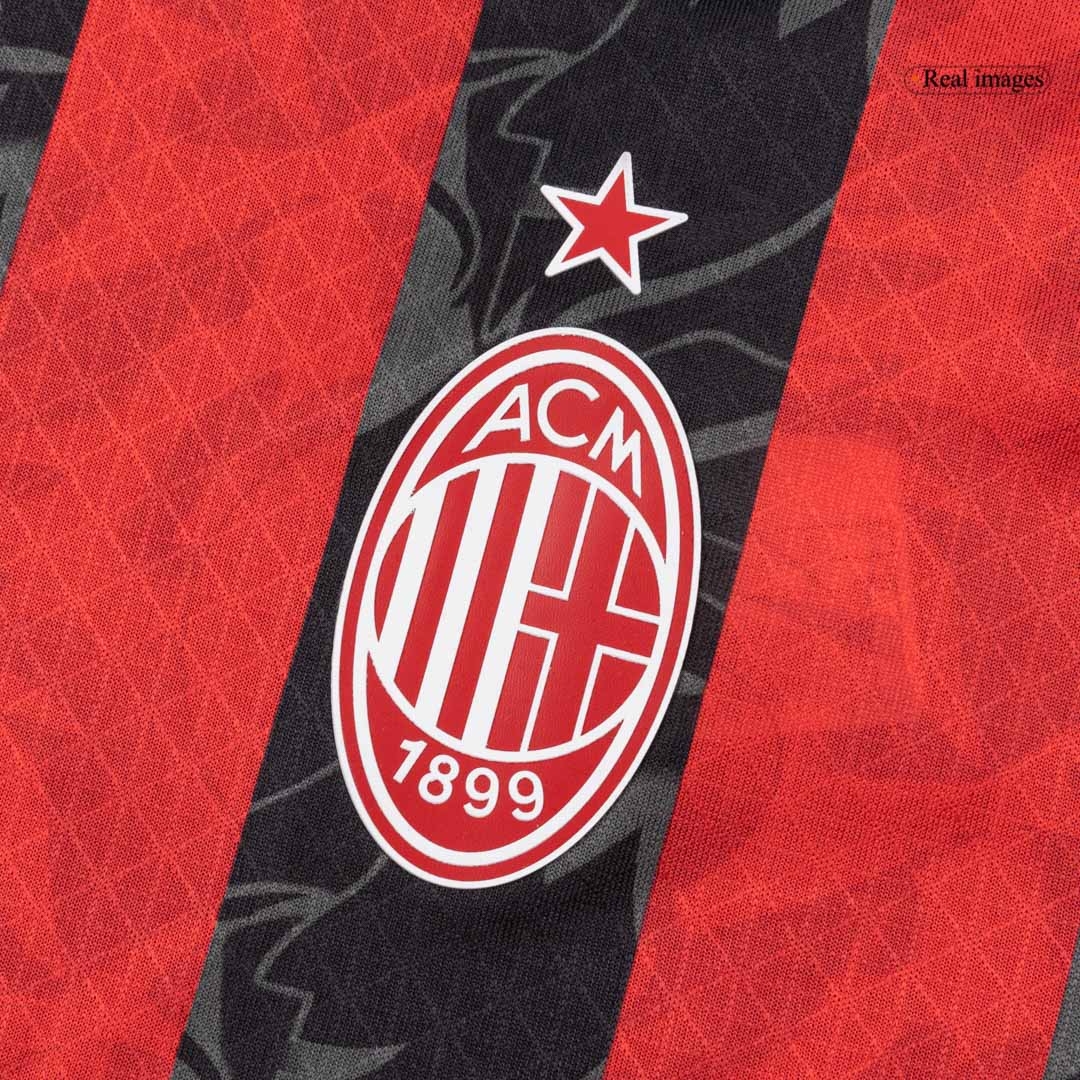 AC Milan Tröja 2025/26 Hemma Röd & Svart