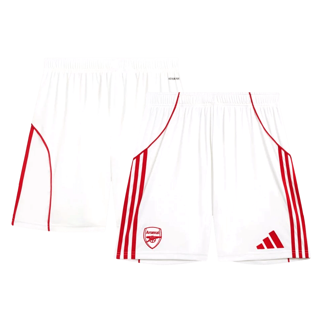 Arsenal Shorts 2025/26 Hemma Vit