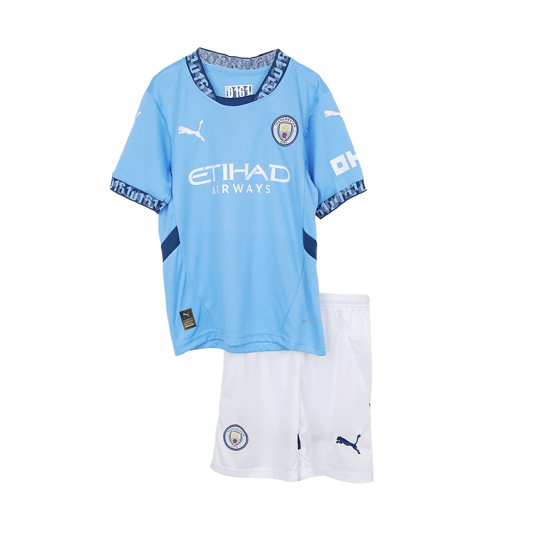 Manchester City Tröja 2024/25 Hemma Blå Barn-19