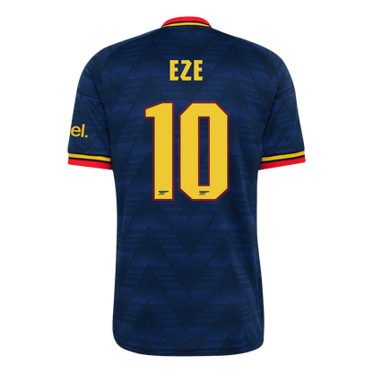 Arsenal Tröja EZE #10 2026/27 Borta Mörkblå - UCL-9