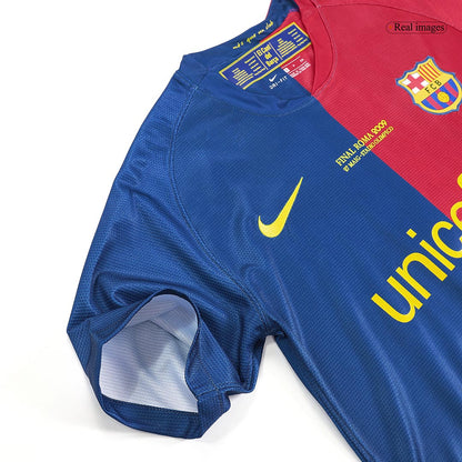 MESSI #10 Barcelona Hemmatröja 2008/09 Retro Tröja
 - UCL Final-6