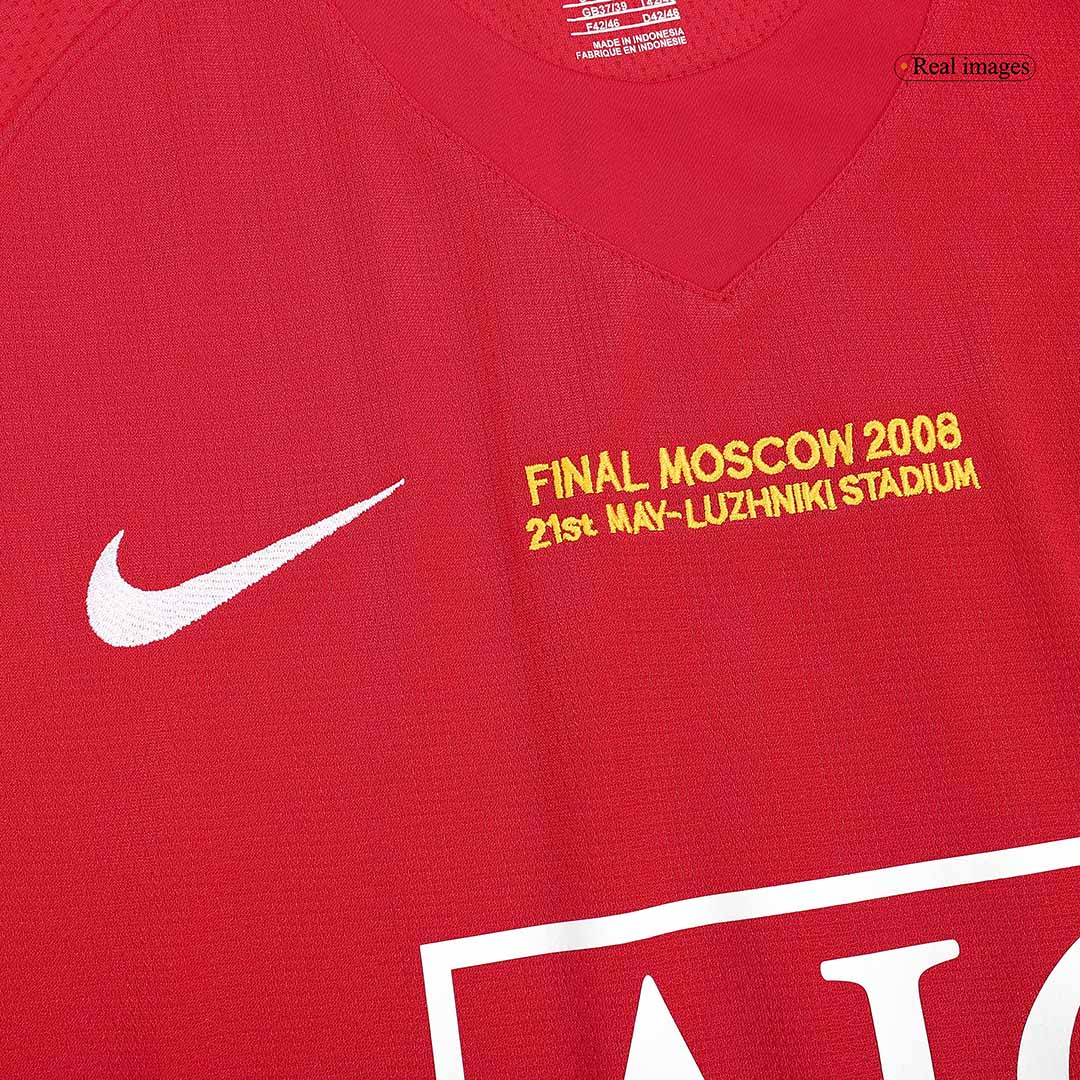 RONALDO #7 Manchester United Hemmatröja 2007/08 Retro Tröja
 Röd - UCL Final