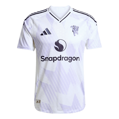 Manchester United Tröja B.FERNANDES #8 2025/26 Borta Vit-12