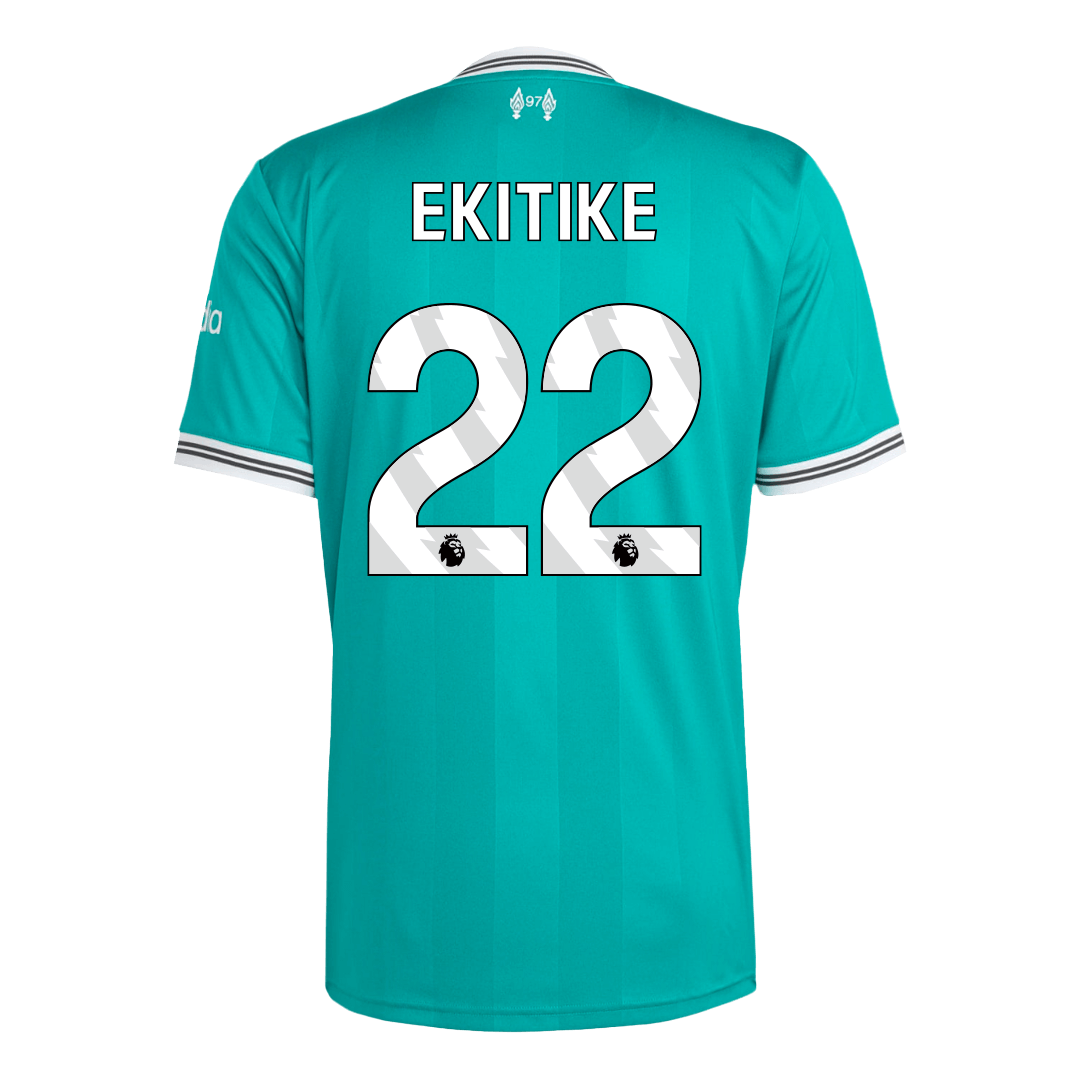 Liverpool Tröja EKITIKE #22 2025/26 Tredje Grön-10